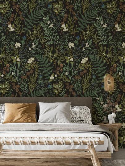 Fern Groen Plant Wallpaper, Peel Stick Waterproof Renovation Removable Beautiful Wand Sticker, Home Room ation, Art, 17.7in*6.5/9.8ftpeel Stickers Panels, Paper, Wallpapers, ation Items Refresh Your Home, Rama Birthday Graduation view 7