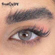 FRESH LADY Freshlady Bassia 灰色彩色隱形眼鏡 1 年一次性 - 灰色 - 查看 6