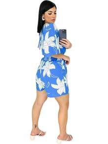 Women Jumpsuits - 藍色 - 查看 3