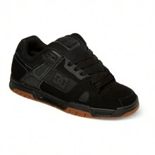 Tenis DC Shoes Stag Hombre Caballero - Negro - Ver 1