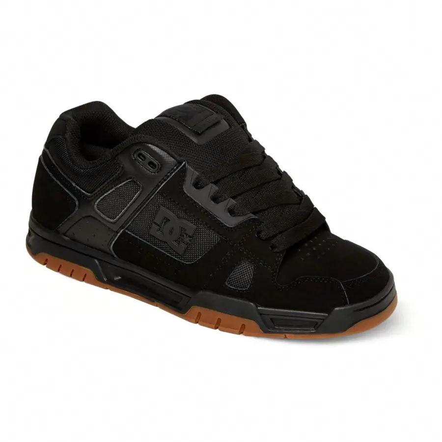 Tenis DC Shoes Stag Hombre Caballero - Negro - Ver 1