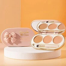 Mack Andy Bow Knot Flawless Concealer, 01#Blanco Marfil (Oculta y Ilumina la Piel, Para Tonos de Piel Claros) 02#Color Natural (Oculta y Sin Rastro, Para Tonos de Piel Amarilla) Inspiración del Empaque: El Diseño del Lazo Aporta Energía de Chica Joven y Resuelve Todos Tus Problemas de Maquillaje. [Hidratante] Textura Suave y Húmeda, No Polvorienta. [Ocultamiento] Cubre Ligeramente las Imperfecciones de Manera Agradable. Corrector Tricolor en Forma de Lazo, 2 Tipos de Corrector, Cada Uno con Sus Propias Especialidades. Aplícalo en Tu Piel, Cubriendo Diferentes Imperfecciones y Haciendo Que Tus Imperfecciones Desaparezcan. ¡Hecho a Medida Para Tu Tono de Piel! Personaliza Para Aplicar Solo o Mezclado Con Otras Texturas. Di Adiós a las Ojeras, Imperfecciones y Pecas. ¡Mezcla Bien y El Tono de Tu Piel Se Fusionará Naturalmente Con Tu Corrector, Haciéndola Lucir talla grande Clara de Una Manera Natural! ¡Disfruta de Un Aspecto Fresco Como Un Filtro Con Solo Un Toque! ¡La Textura Cremosa y S - 02 # color natural - Ver 3
