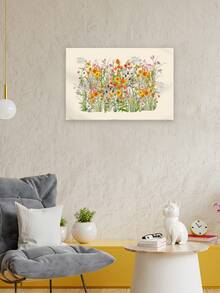 1pc Plant Tapestry, Flower Wall Hanging Decor - Green - View 7