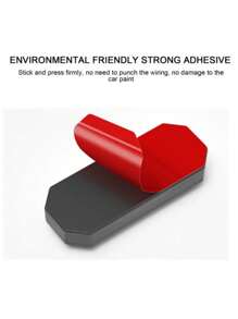 新款迷你太陽能警示燈led汽車閃光燈機車尾燈防盜燈自行車照明 - 紅色 - 查看 6