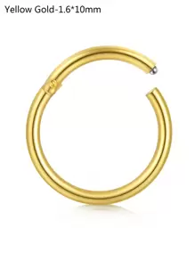 CIZME 1 件/套防过敏铰链鼻环 20G 18G 16G 14G 不锈钢鼻中隔珠宝铰链节环身体穿孔鼻环唇环鼻轮软骨耳环 - 卡扣 - 查看 76