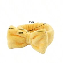 1 Miếng Của phụ nữ Bộ Cho rửa mặt , Không thấm nước , Trang trí Nơ , Đơn giản Phụ kiện - Nhiều màu - Xem 5