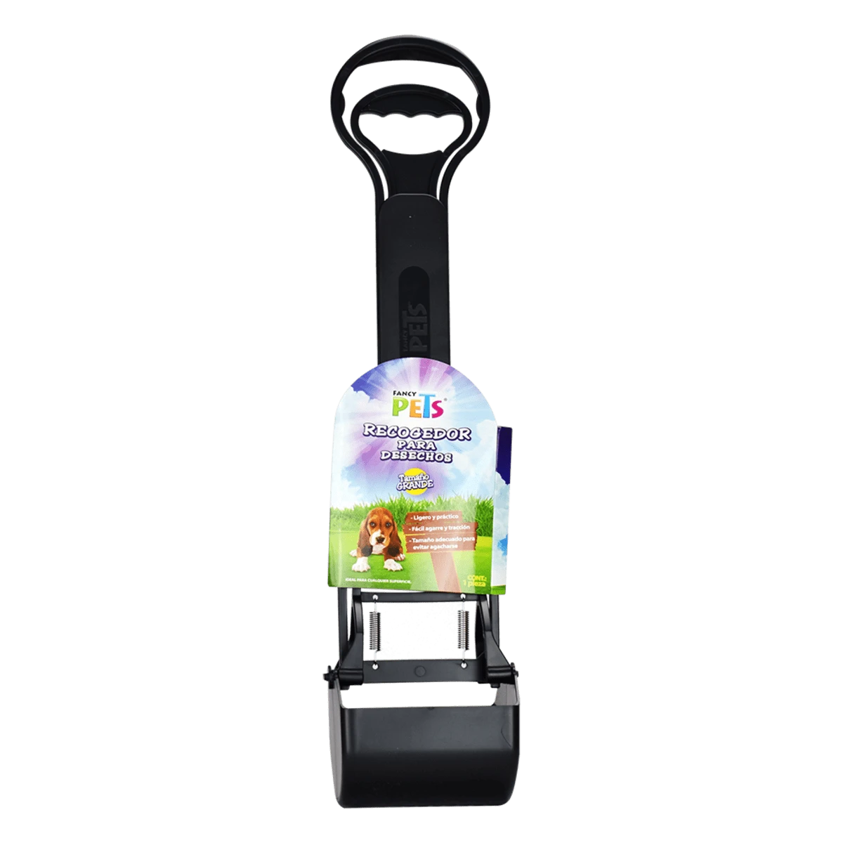 Fancy Pets Recogedor para Desechos de Perro Tamaño Grande - Negro - Ver 1