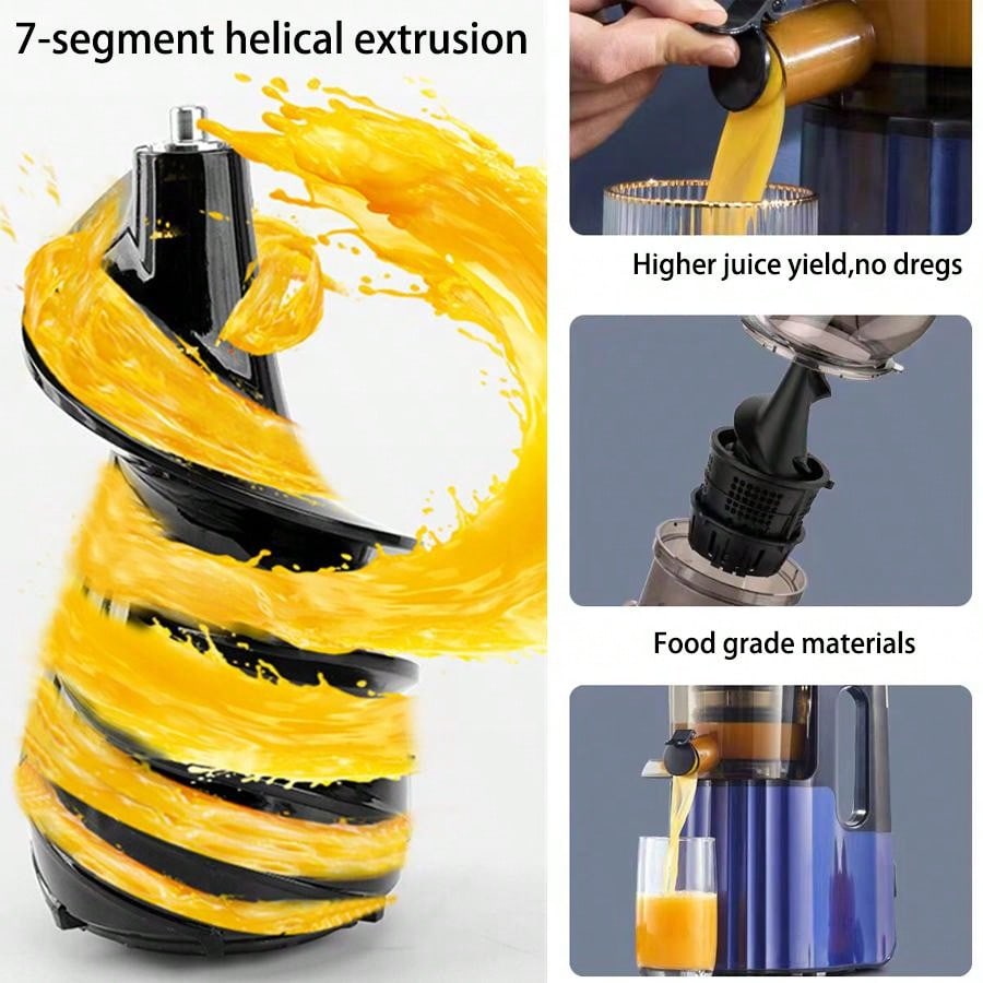 1pc Slow Masticating Juicer Cold Press Juice Extractor Nama Juicer