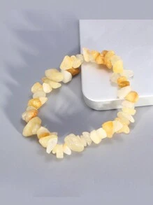 Pulsera Elástica De Piedras Preciosas De Cristal Hecha A Mano, Que Incluye 7 Cuentas De Chakra, Excelente Regalo Para El Día De San Valentín Y Navidad