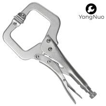 1 miếng Kìm , 11 Inch Khóa Kìm , Hàn , Để kẹp , Khóa , Khóa Kìm , Khóa , Chế biến gỗ Kẹp Bộ Với Thường xuyên Và Xoay , Mạ Niken C Kìm Hàn Trình diễn Nắm chặt Kẹp Đối với Chế biến gỗ , Hàn - Bạc - Xem 1