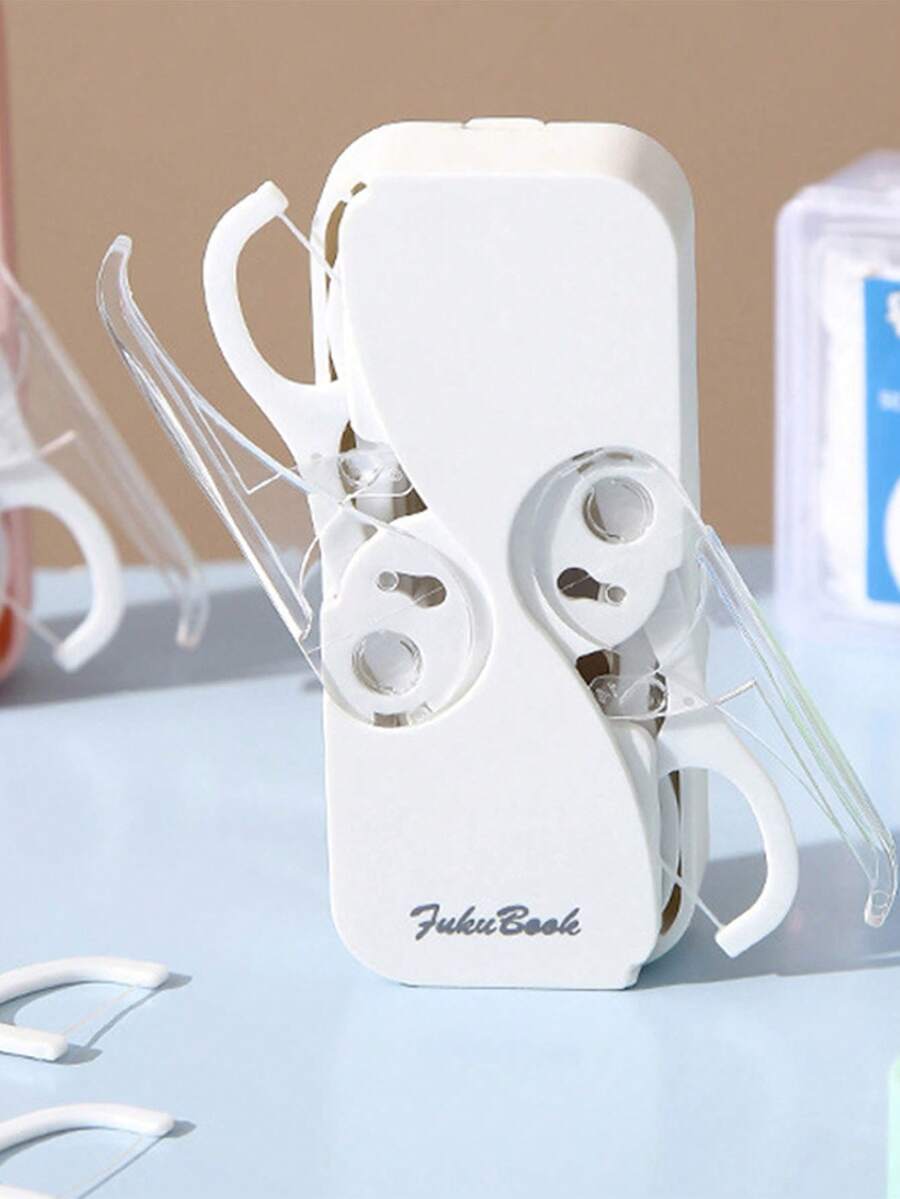 12pcs/set Mini Portable Dental Floss Case, Portable Floss Dispenser