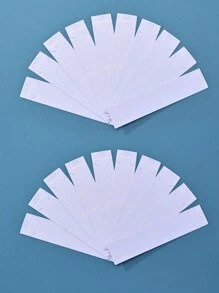 5/100入組可愛的牛皮紙珠寶展示卡,可用於包裝和展示手鐲、項鍊等 - 卡片D - 查看 12