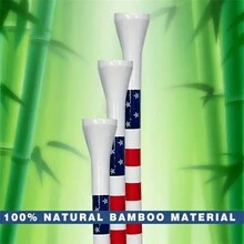 50pcs Professional Bamboo Golf Tee 70mm Golf Tool Bottom Design - 2.76in(7cm) - View 4
