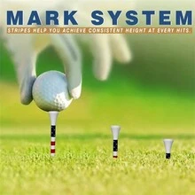 50pcs Professional Bamboo Golf Tee 70mm Golf Tool Bottom Design - 2.76in(7cm) - View 3