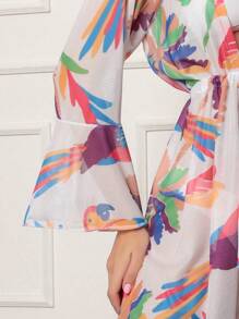 Women Kimonos - Màu tím - Xem 2
