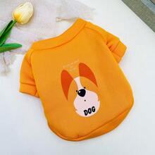 Cartoon Cute Dog Clothes, Spring Autumn Warm Sweatshirt For Cats And Dogs - White - View 9