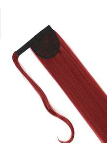 绑扎式 Bingding 马尾夹接发 22 英寸长直发一体式环绕马尾假发 适合女士女孩时尚美容时尚派对圣诞新年礼物