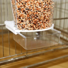Bird Feeder, Antumatic Parrot Feeder, Transparent Parrot Food Container, Bird Feeding Box For Birdcage - Clear - View 7