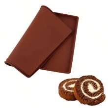 1/2/3pcs Silicone Cake Roll Swiss Roll Mat High-Temperature Resistant Baking Mold Tray For Cakes