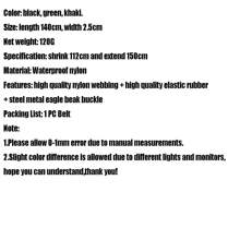 1pc Universal Nylon Shoulder Strap With Quick Release Buckle, Removable Adjustment Belt, Single Or Dual Point Sling For Outdoor Multi-Functional Equipment