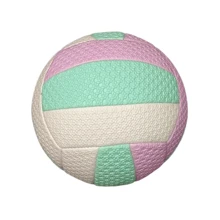 Balón De Voleibol Pvc Para Entrenamiento, Tamaño 5 - Multicolor - Ver 3