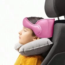 Protector De Cinturón Seguridad Y Almohada Para Niños Auto - Rosa - Ver 8