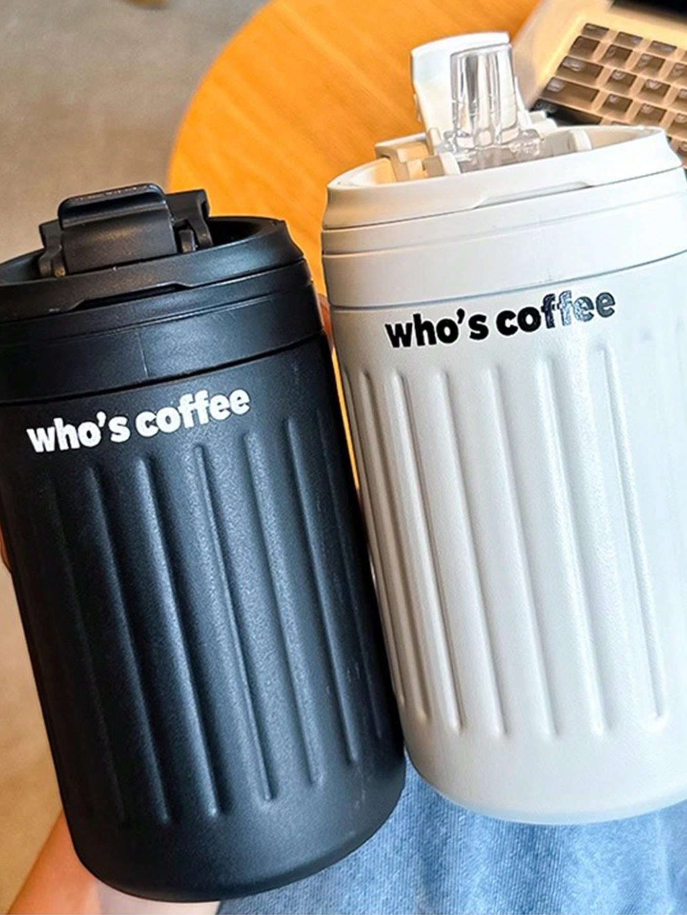 1pc 16.2oz Stainless Steel Insulated Cup With Straw, Portable Drinking