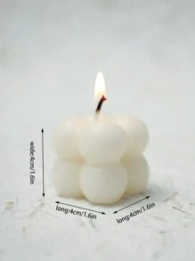Mini Scented Candle Cubes, 4cm Height, Suitable For Decorating Home, Restaurant, Bathroom, Bedroom, Also As A Gift Gifts Birthday Graduation