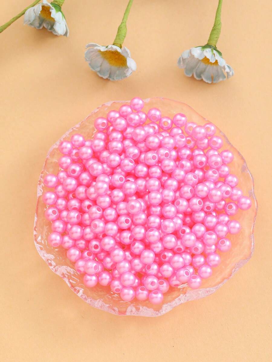 彩色珍珠製作 Diy 珠寶,不剝落且具有高光澤度 - 玫紅色 - 查看 1