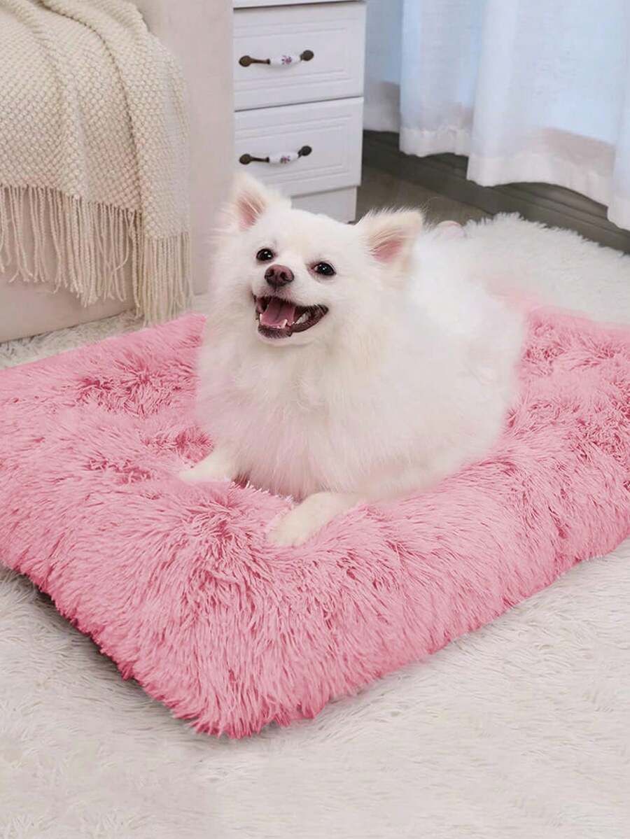 DODOPET Sang trọng Màu hồng Giường cho chó , Có thể giặt được & Không trượt , Thích hợp Đối với Nhỏ bé , Trung bình Và Lớn Chó Và Mèo , Thú cưng Cái đệm Đối với Đang ngủ Và - Hồng - Xem 1