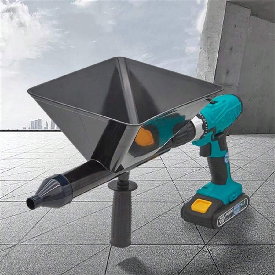 電動水泥灌漿槍,全自動灌漿工具,適用於門窗牆壁 - 黑色 - 查看 1