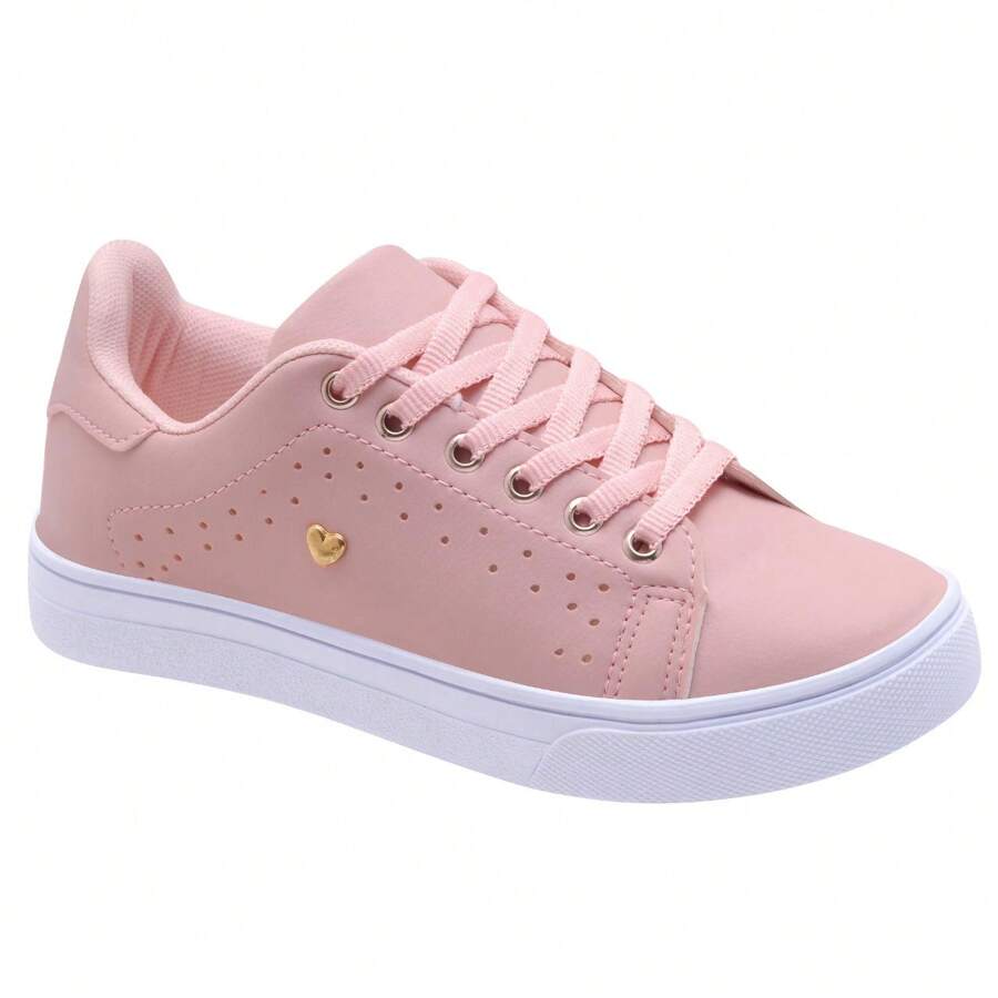 Women's Sneakers Casual Flatform Olimpak Comfortable Lightweight New 2066 - 乾枯玫瑰色 - 查看 1