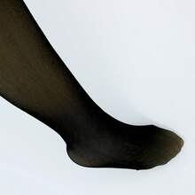 Paquete De 3 Medias Térmicas Afelpadas Efecto Piel Mallas De Mujer - Negro - Ver 2