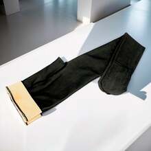 Paquete De 3 Medias Térmicas Afelpadas Efecto Piel Mallas De Mujer - Negro - Ver 6