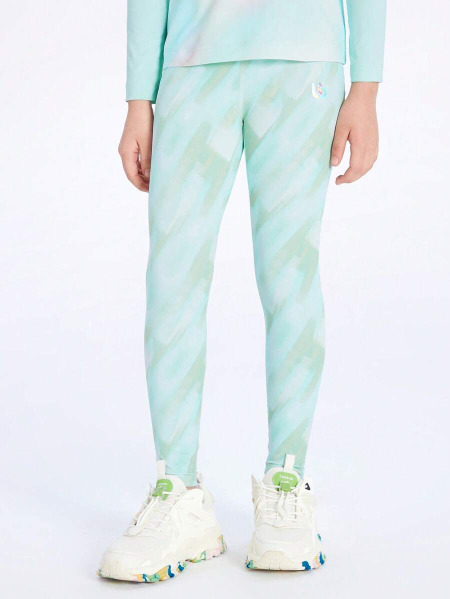 Balabala Tween Girl Leggings - Mint Green - View 1