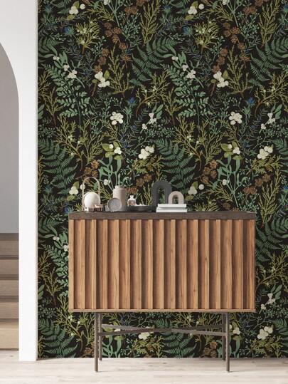 Fern Groen Plant Wallpaper, Peel Stick Waterproof Renovation Removable Beautiful Wand Sticker, Home Room ation, Art, 17.7in*6.5/9.8ftpeel Stickers Panels, Paper, Wallpapers, ation Items Refresh Your Home, Rama Birthday Graduation view 4