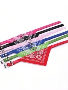 Thú cưng Quân nhu Khăn rằn Vòng cổ Tam giác Khăn quàng cổ Bib Thú cưng Khăn nước bọt - màu đen - Xem 4