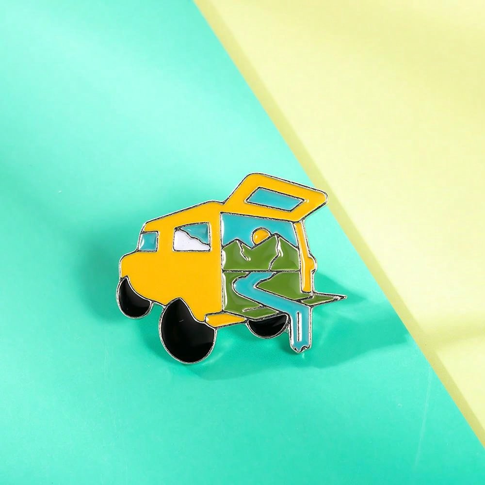 2024 Cartoon Cute Travel Scenery Car Compass Backpack Penguin Polar