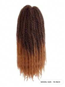 Tóc tết xoắn Marley (18 inch, 24 inch, 30 inch) 1 gói tóc Marley tóc xoăn Afro tóc Marley tóc xoăn Marley cho tóc tết giả, tóc xoắn lò xo, tóc tết bướm tóc tết tổng hợp Marley-T1B/30 - Hai tông màu - Xem 2