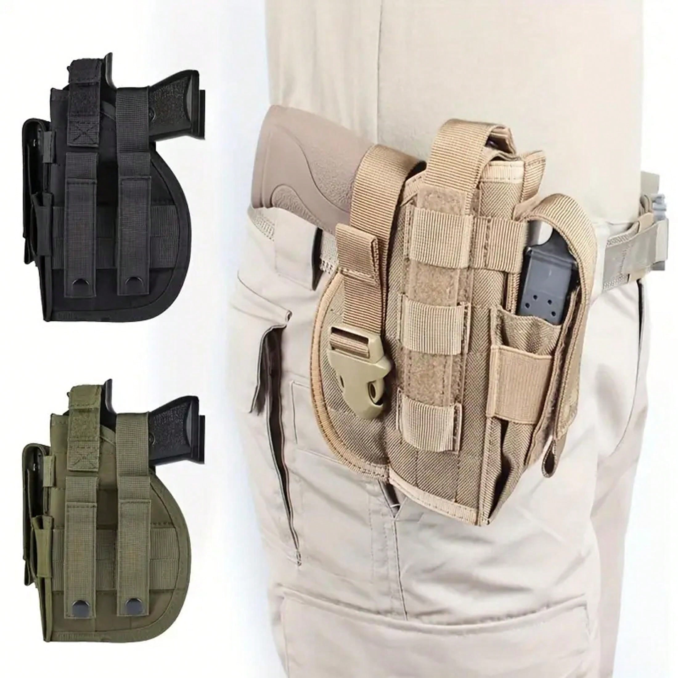 1pc Universal Outdoor Holster, gun holster , gun case,Molle Hidden