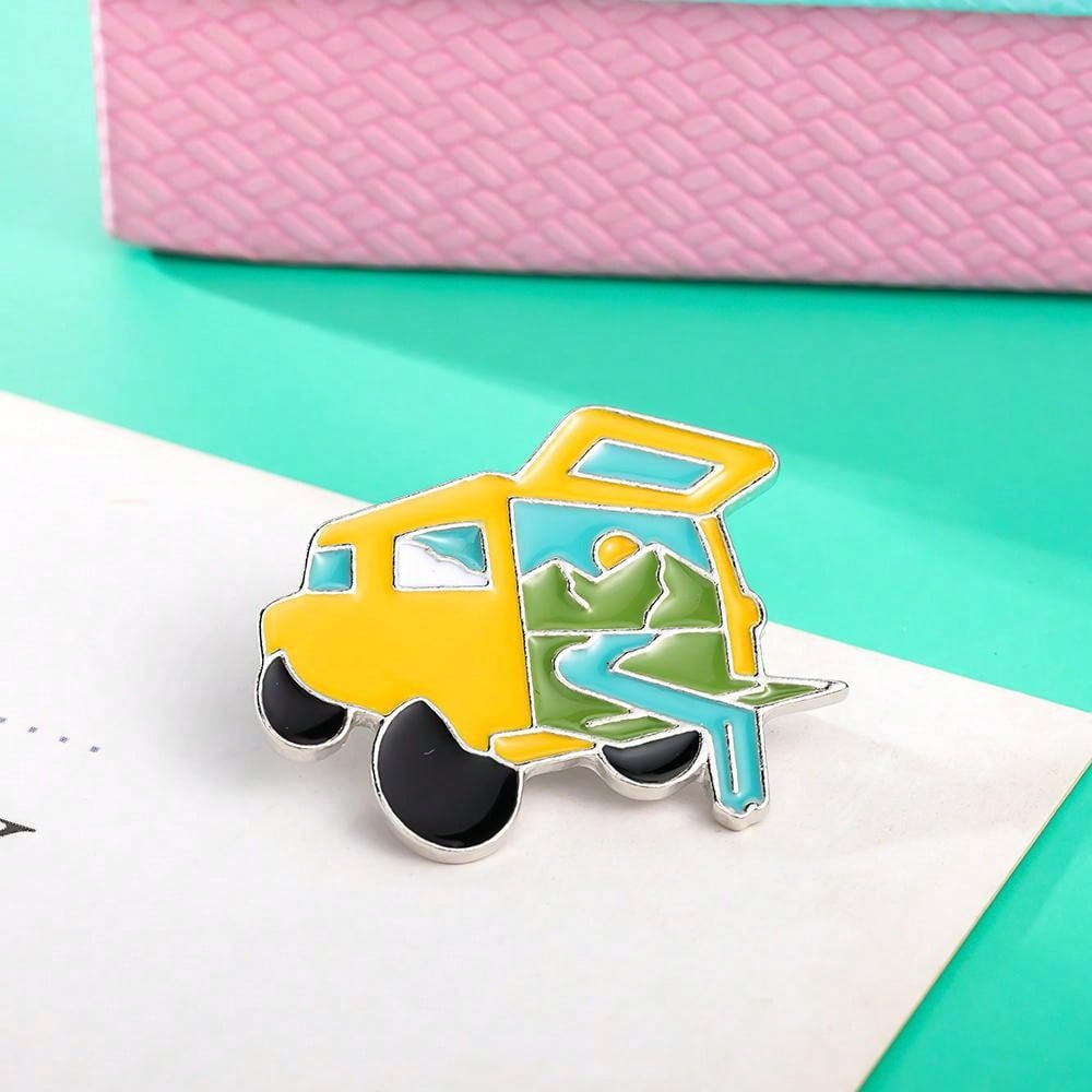 2024 Cartoon Cute Travel Scenery Car Compass Backpack Penguin Polar