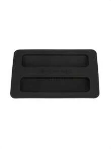 1 件防塵罩適用於2 片烤麵包機,食品安全矽膠保護烤麵包機免受灰塵、污垢、貓毛、狗毛、溢出物、飛濺、小動物、蟲子和污跡,矽膠烤麵包機蓋,烤麵包機上蓋,廚房用具保護膜 - 黑色 - 查看 1