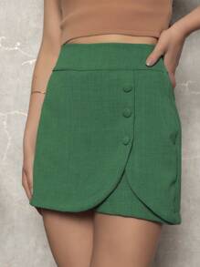 Women Shorts - màu xanh lá - Xem 4