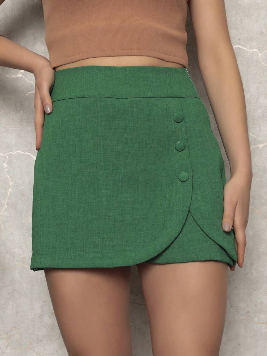 Women Shorts - màu xanh lá - Xem 1