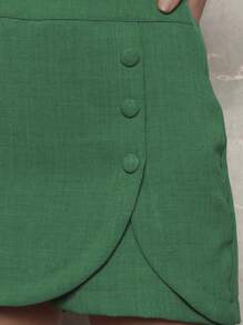 Women Shorts - màu xanh lá - Xem 3