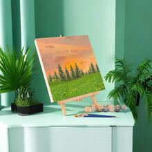 1入組DIY風景油畫，創意手工數字畫套件 - 彩色 - 查看 1