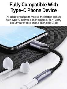 Rocoren Rocoren USB Type C To 3.5mm Female Headphone Jack Adapter, USB C To 3.5 Mm Aux Audio Dongle Cable Cord Compatible With IPhone 15 Pro Max/15 Pro/15 Plus, Compatible With Galaxy S23/S22/S21 Ultra, IPad Pro, Pixel