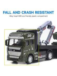 兒童合金運輸導彈車模型拉回車系列(abs外殼)火箭發射器導彈車東風汽車零件金屬玩具,適用於嬰兒節日生日禮物男孩聖誕禮物女孩新年禮物