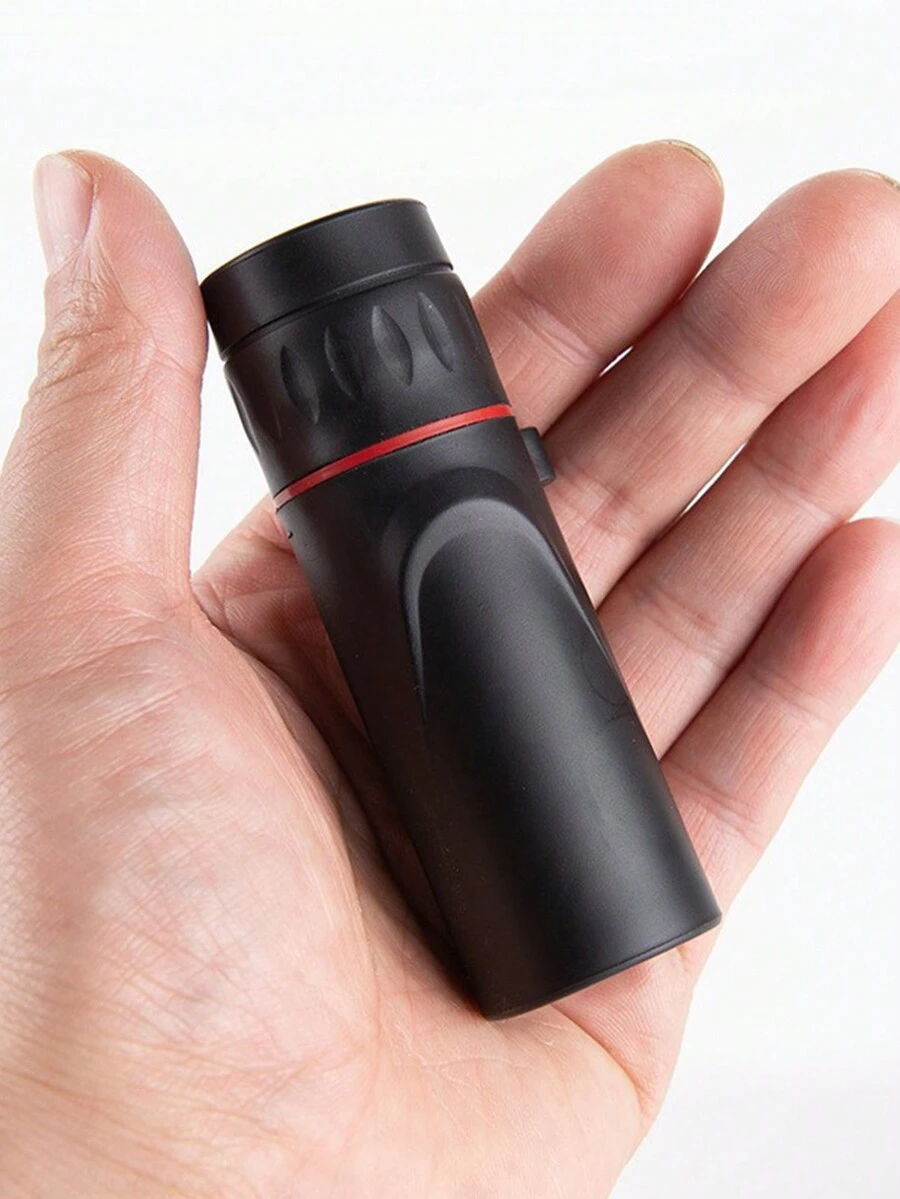 1 Miếng Mini Bằng một mắt Kính thiên văn 30x25 Có thể mang đi Độ nét cao Cao Độ phóng đại Chuyên nghiệp Du lịch ngoài trời - màu đen - Xem 1