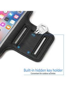 Glamlily Insten Running Armband Cell Phone Holder for iPhone 13 Mini/12 Mini/SE (3rd 2nd Gen) up to 5.5") - 黑色 - 查看 7